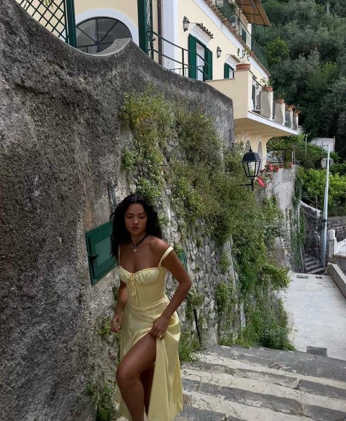 House Of CB Buttercup Bustier Carmen Dress