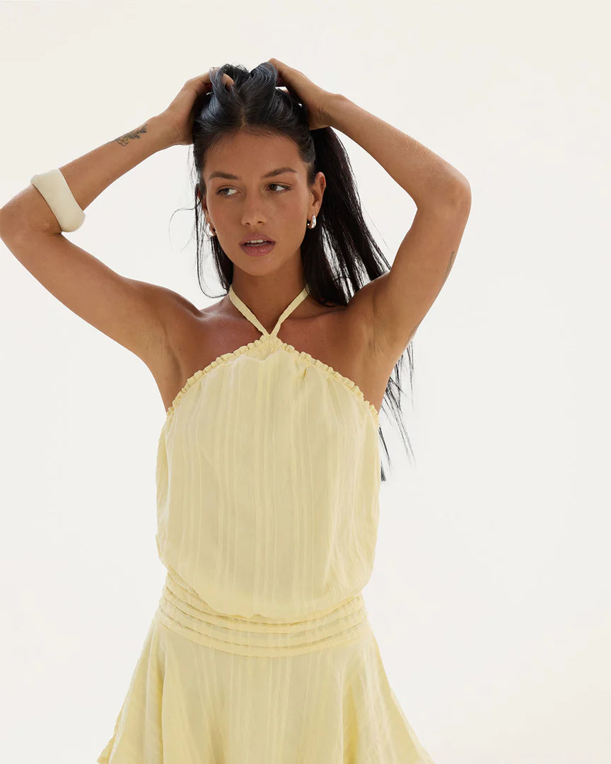 Bamboo Blonde Anora Playsuit