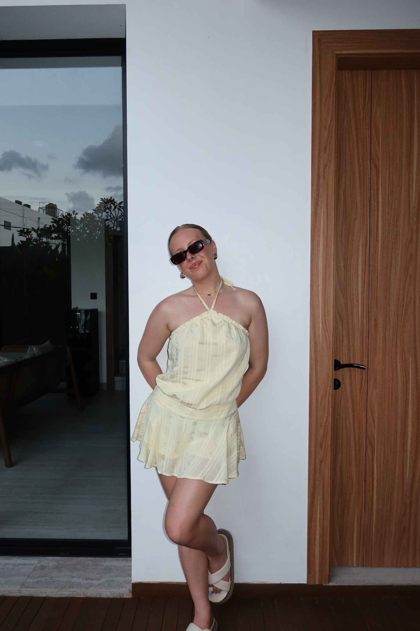 Bamboo Blonde Anora Playsuit