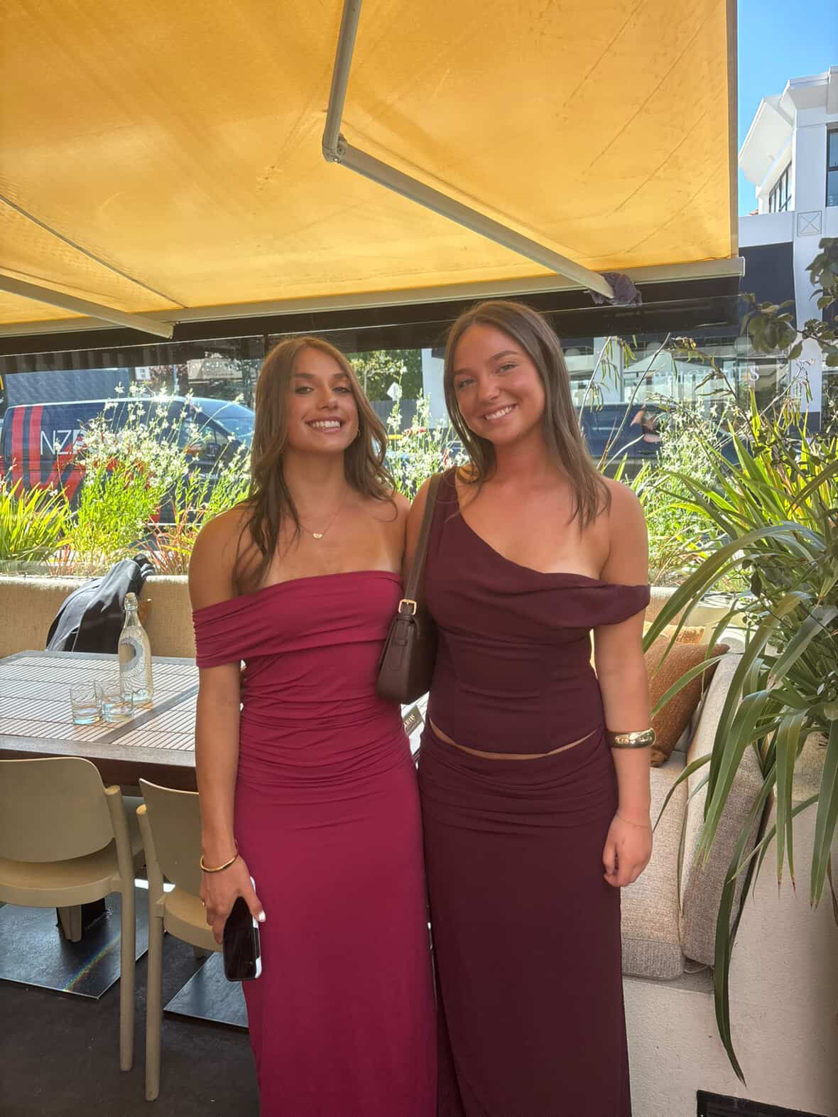 White Fox – Unavailable Energy Maxi Dress (Burgundy, M)