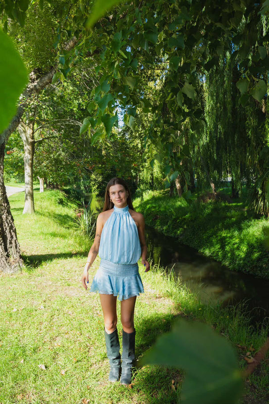 Peppermayo Willow Chiffon Mini Dress