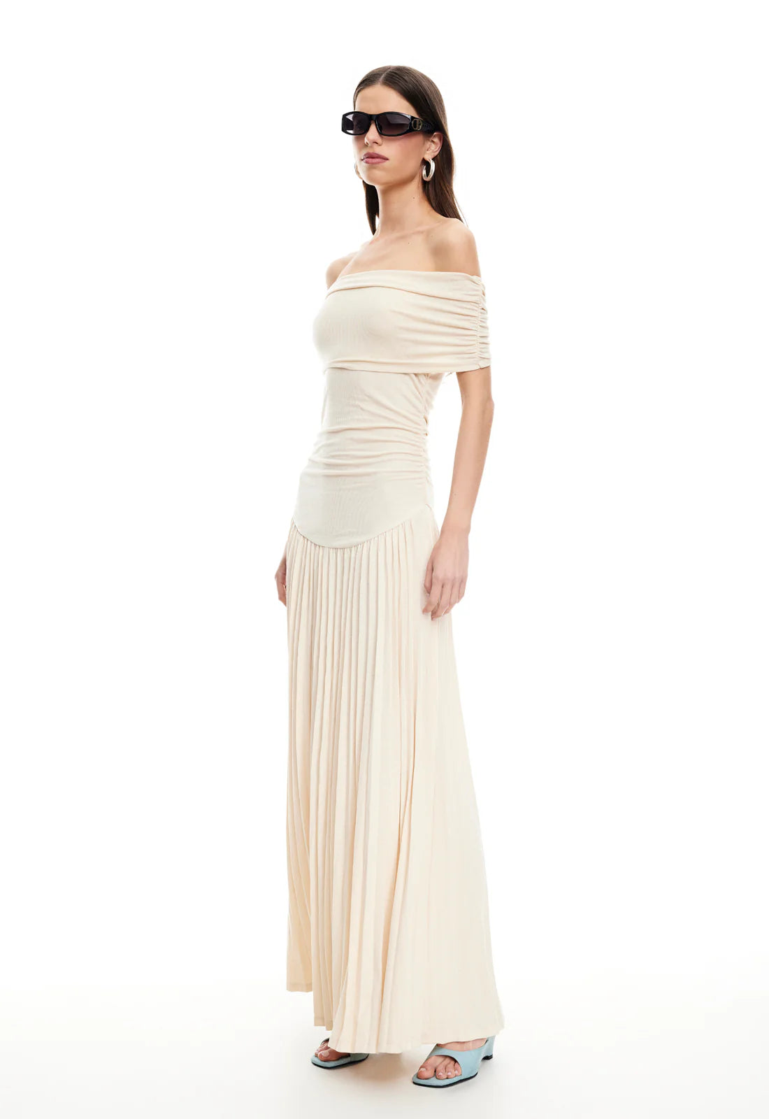 Lioness – Field of Dreams Maxi Dress (Oatmeal, Size S)