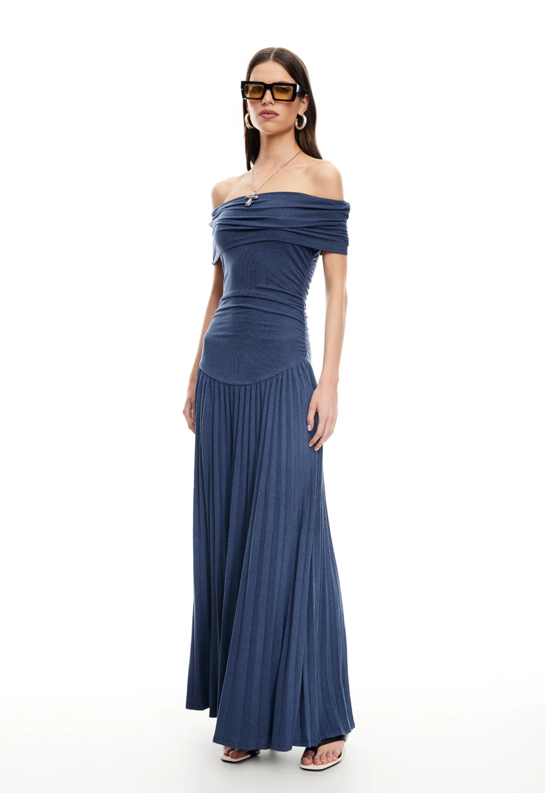 Lioness – Field of Dreams Maxi Dress (Navy, Size M)