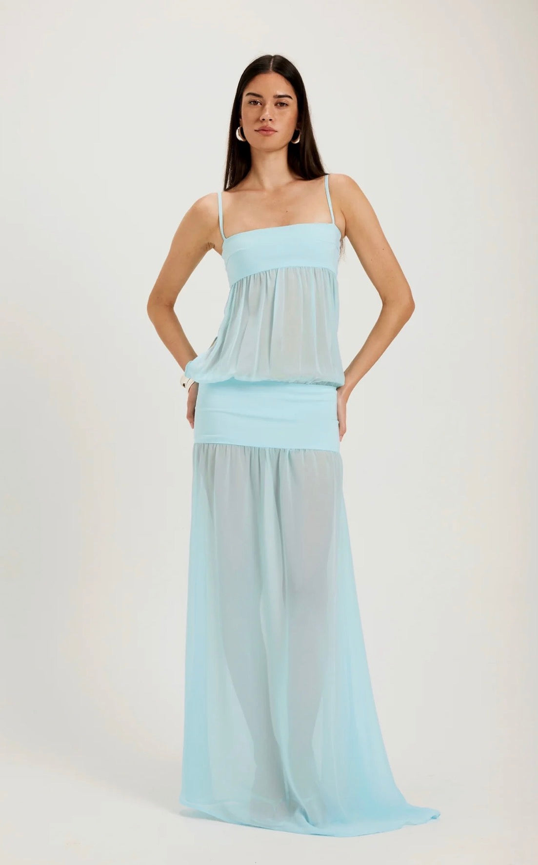 Ance Gria – Romeo Gown (Aqua, Size M)