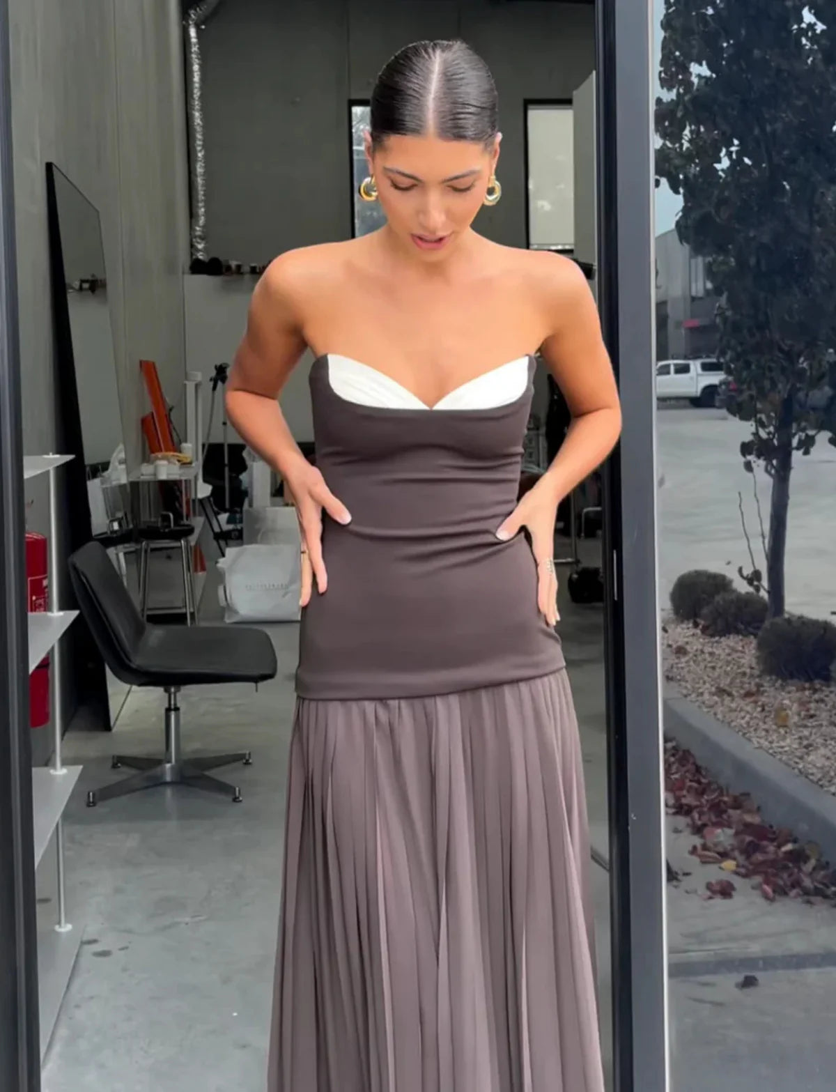 She Is Olla Nicolette Maxi Dress