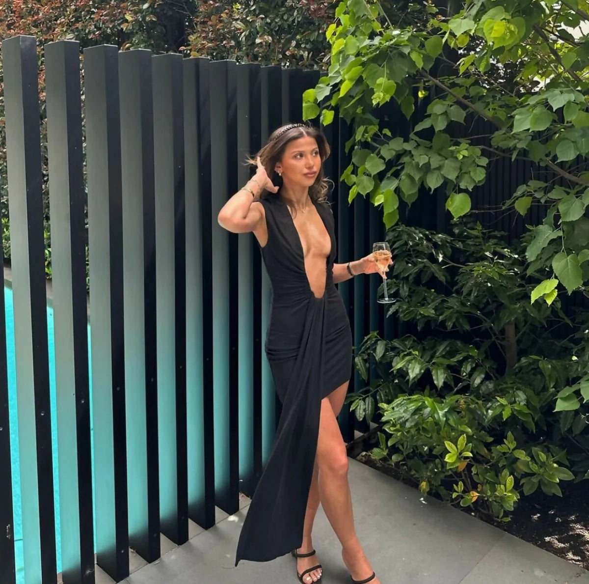 Misha Jennifer Cupro Mini Dress