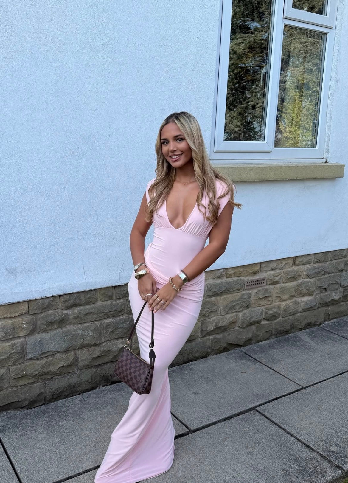 Pretty Little Thing Plunge Maxi
