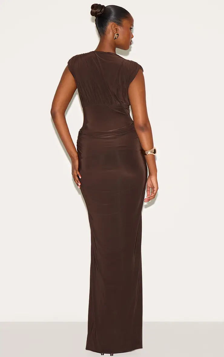 Pretty Little Thing Plunge Maxi