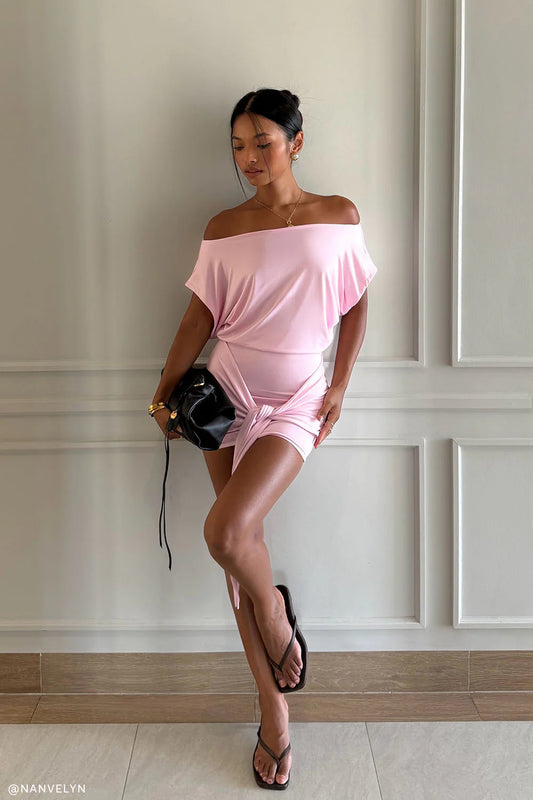 Meshki Slinky Tie Mini Dress