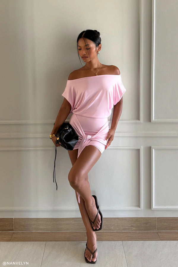 Meshki Slinky Tie Mini Dress