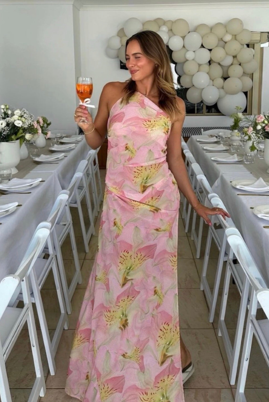 Hntr The Label Flor Maxi